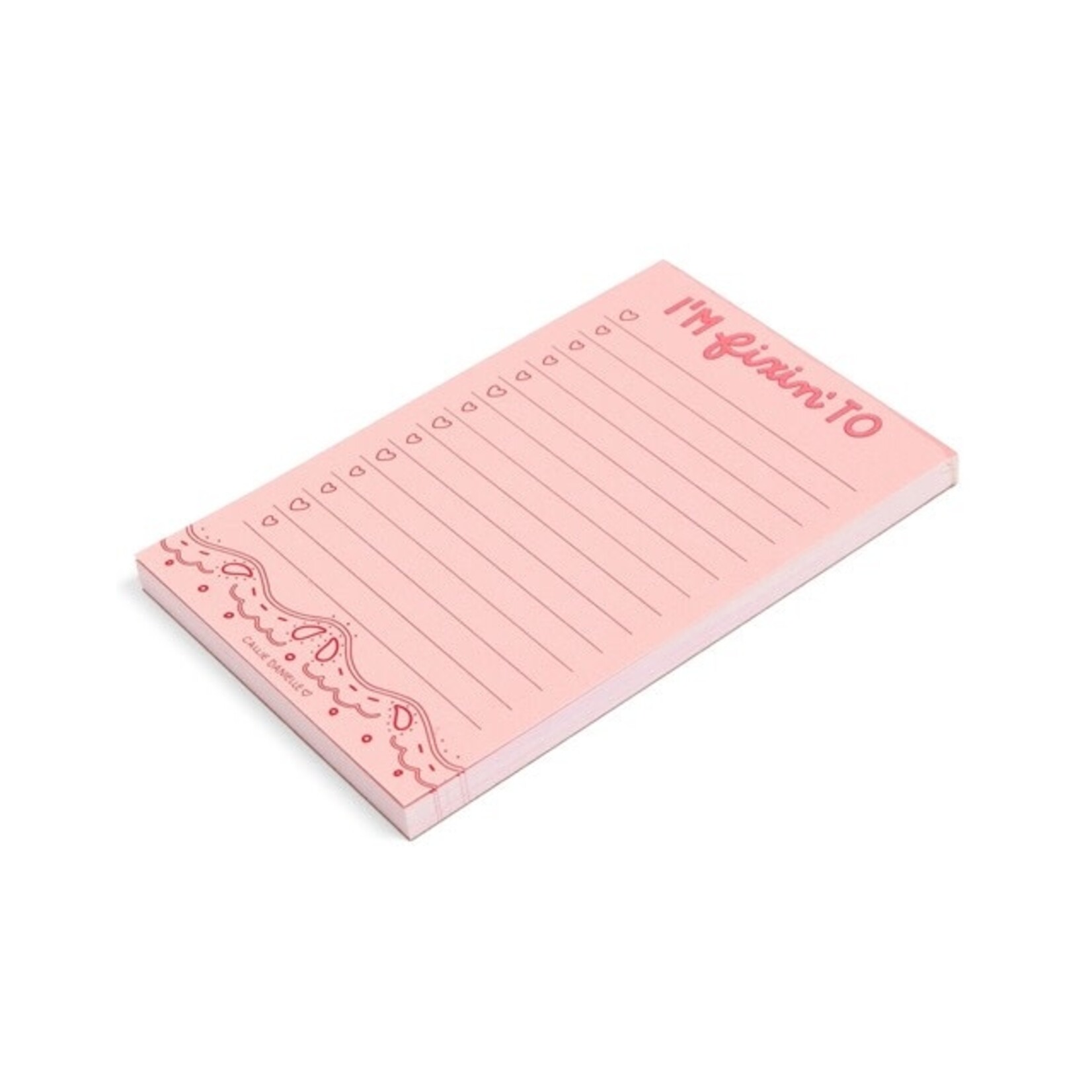 callie danielle i'm fixin to southern notepad