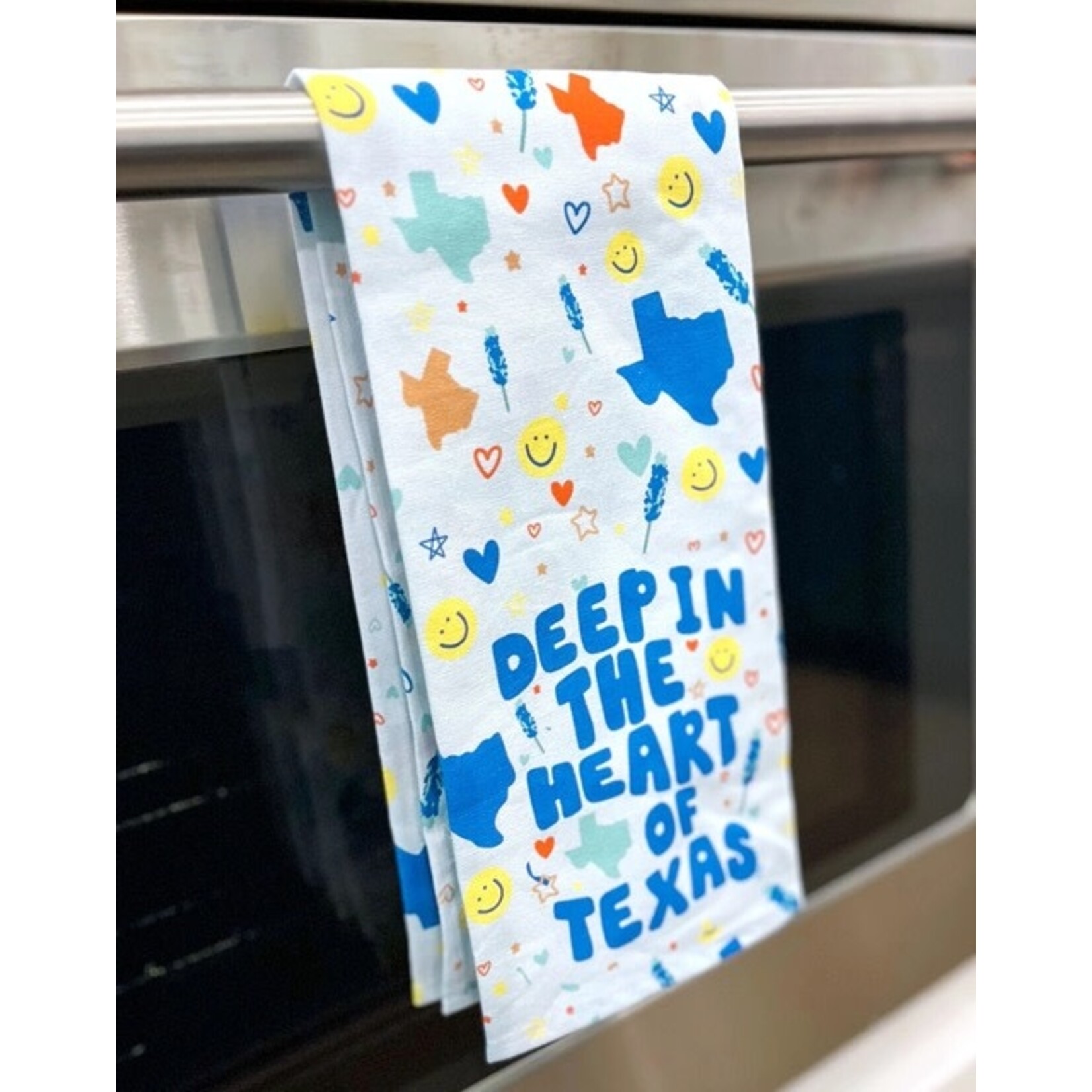 callie danielle deep in the heart of texas tea towel
