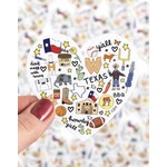 callie danielle love for texas sticker