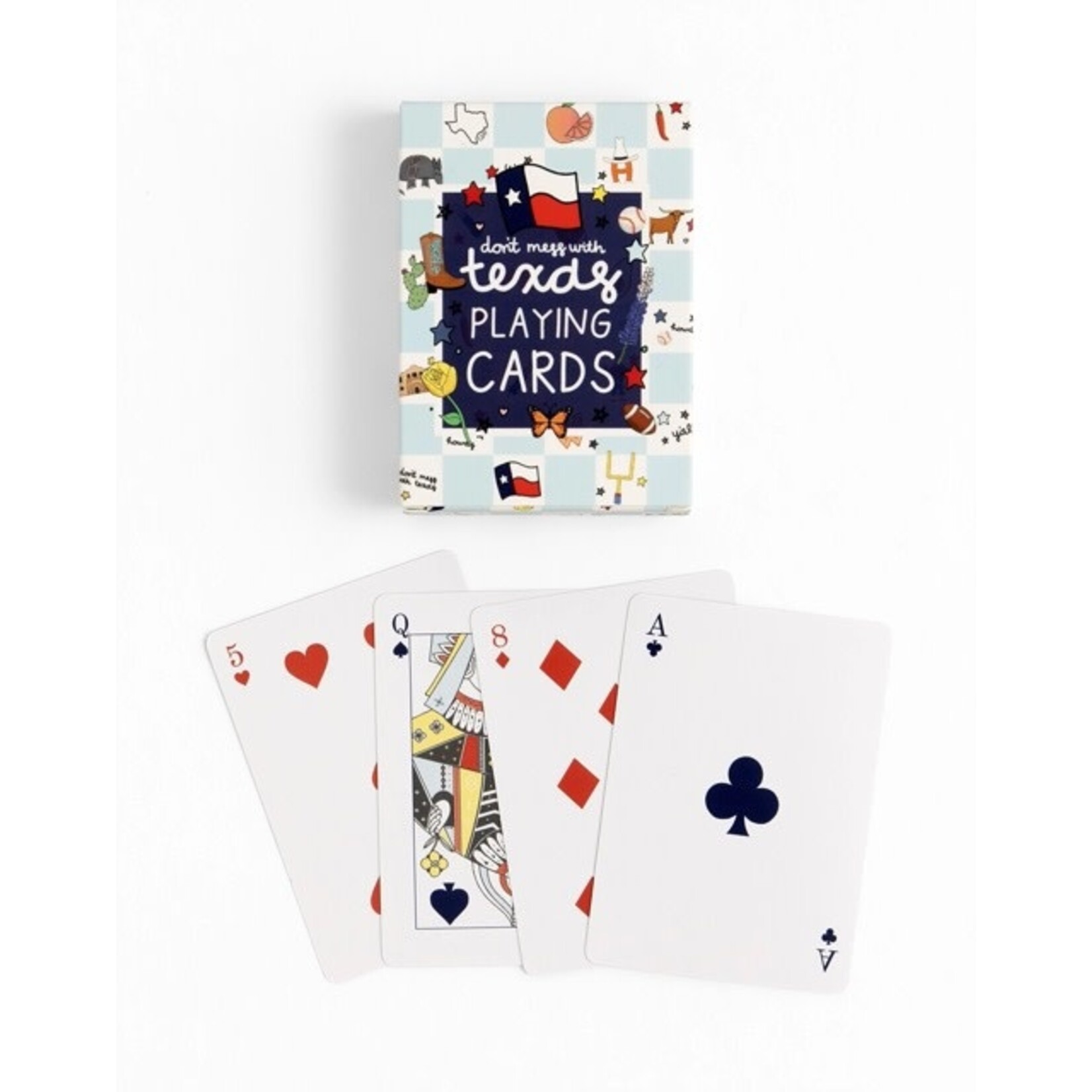 callie danielle texas checkerboard deck of cards
