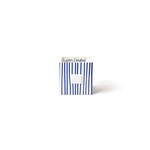 happy everything indigo skinny stripe medium nesting cube