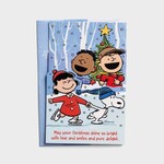 dayspring peanuts snoopy ice skating card