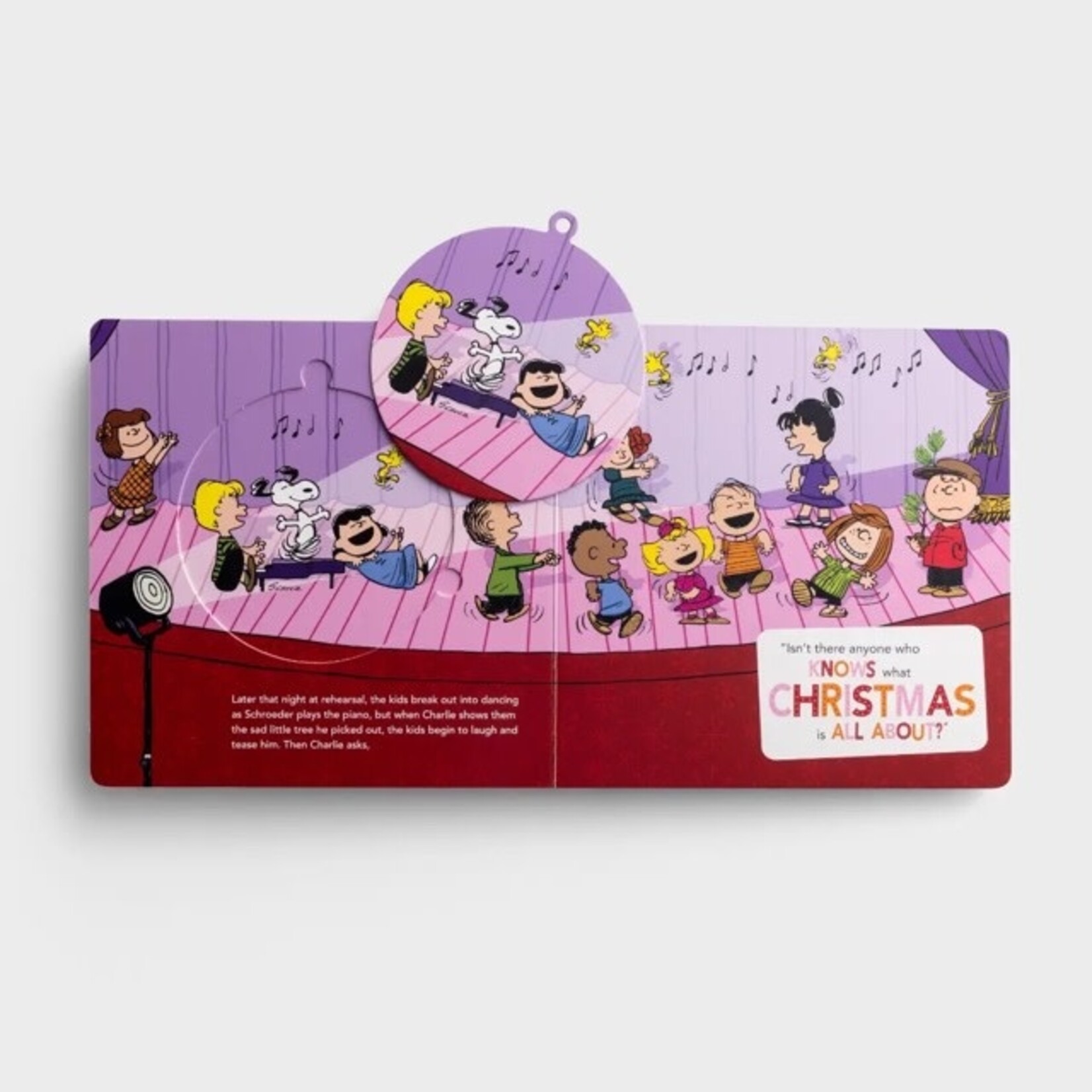 dayspring a charlie brown christmas advent ornament book