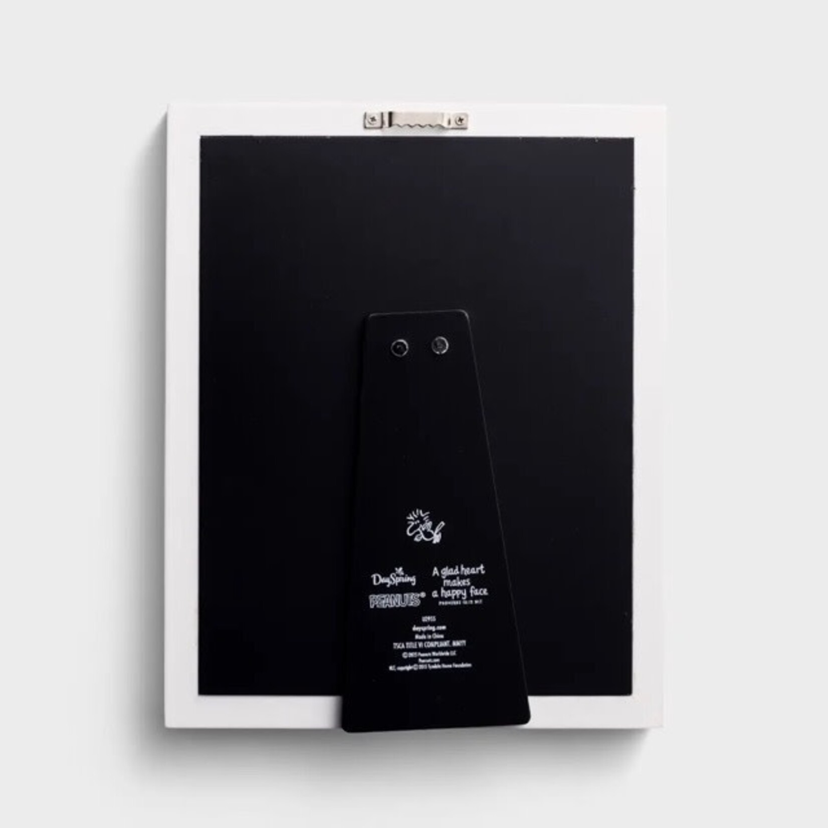 dayspring peanuts happiness is smiling with your friends framed quote