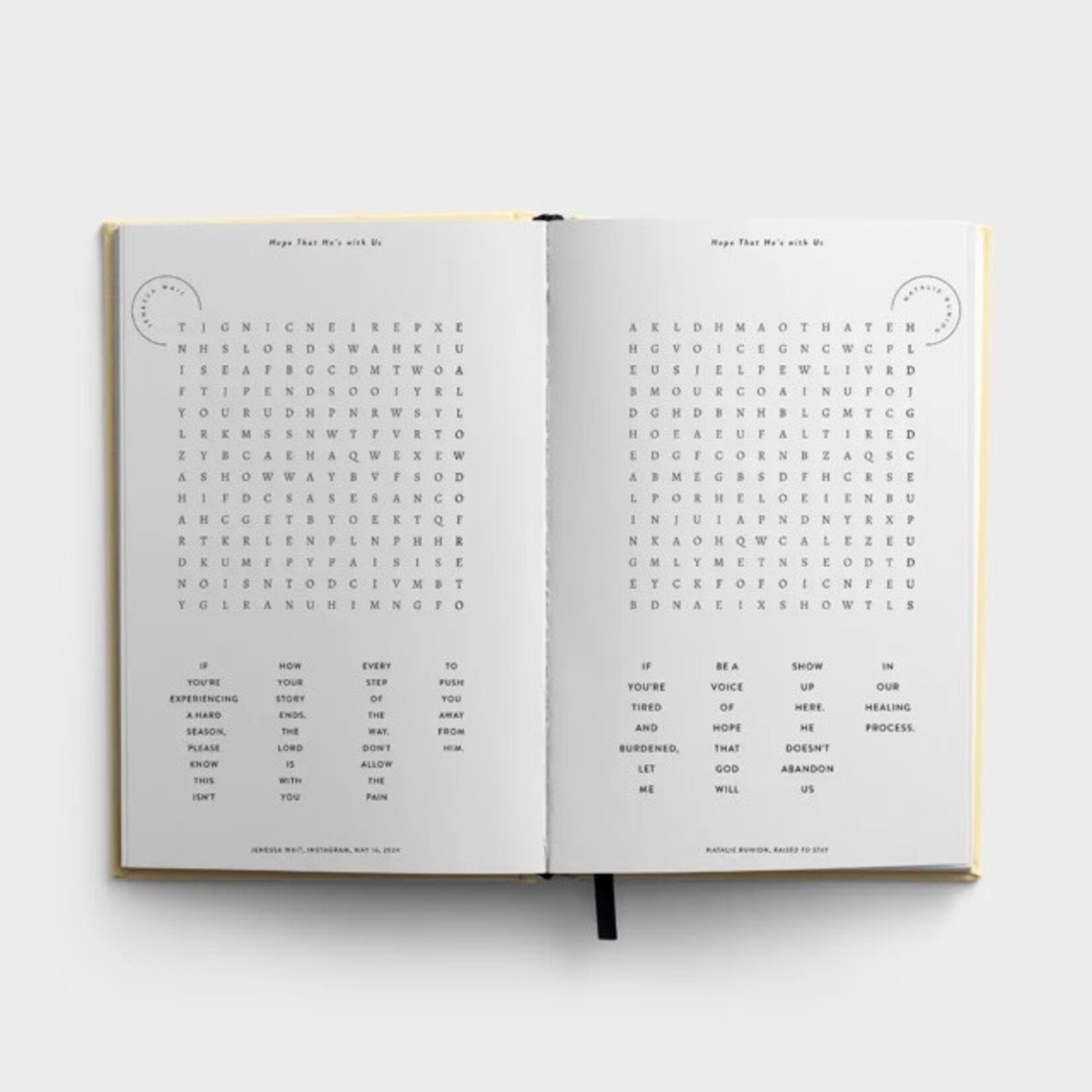 dayspring hope word search devotional book