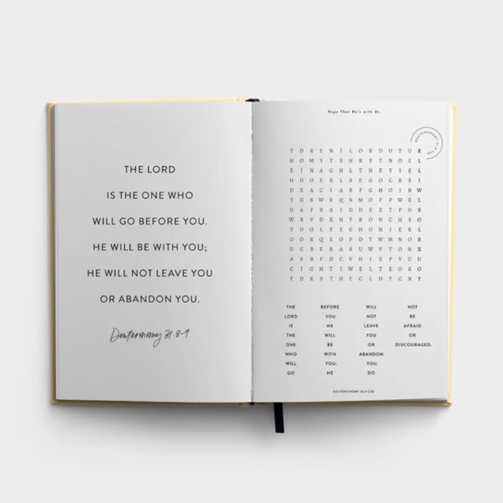 dayspring hope word search devotional book