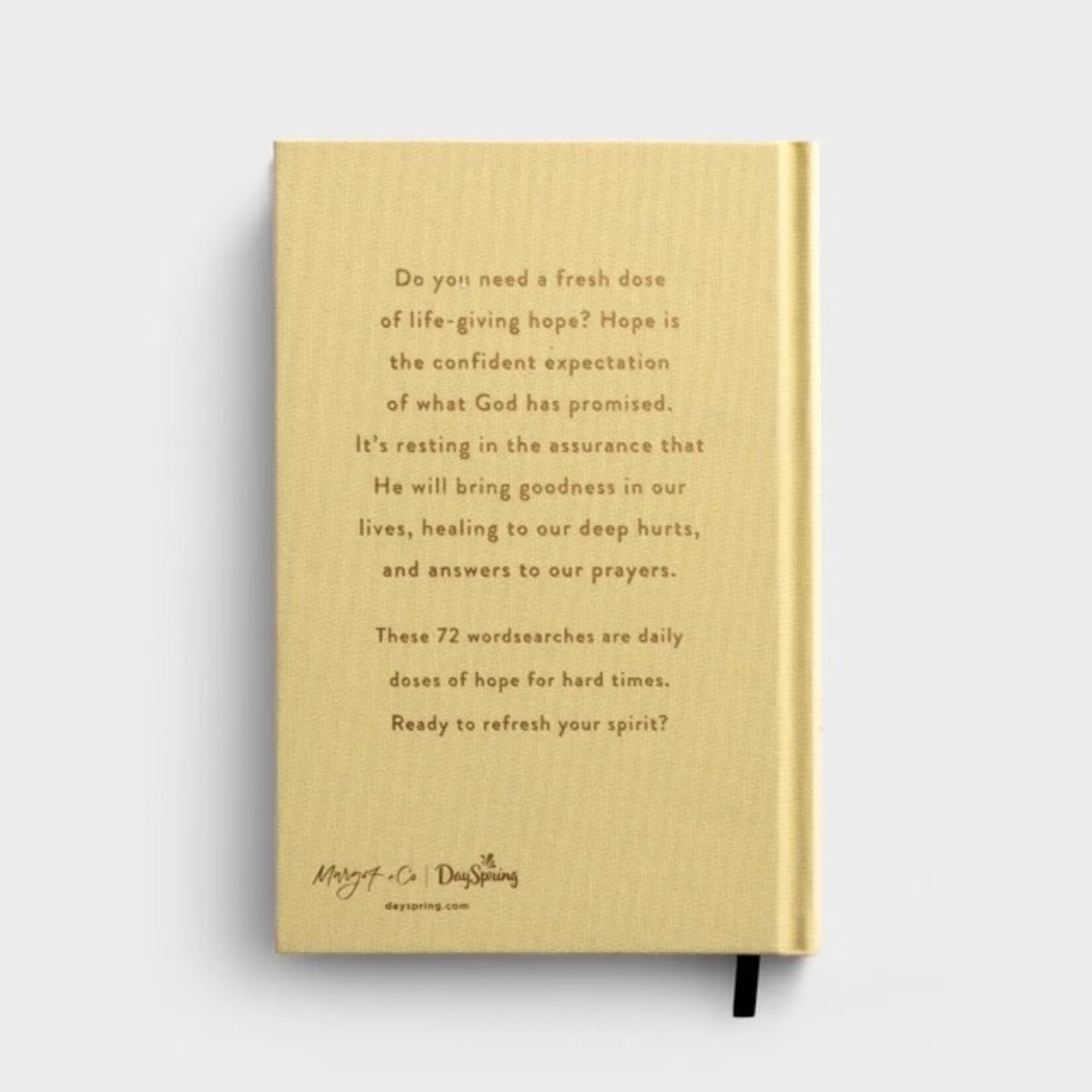 dayspring hope word search devotional book