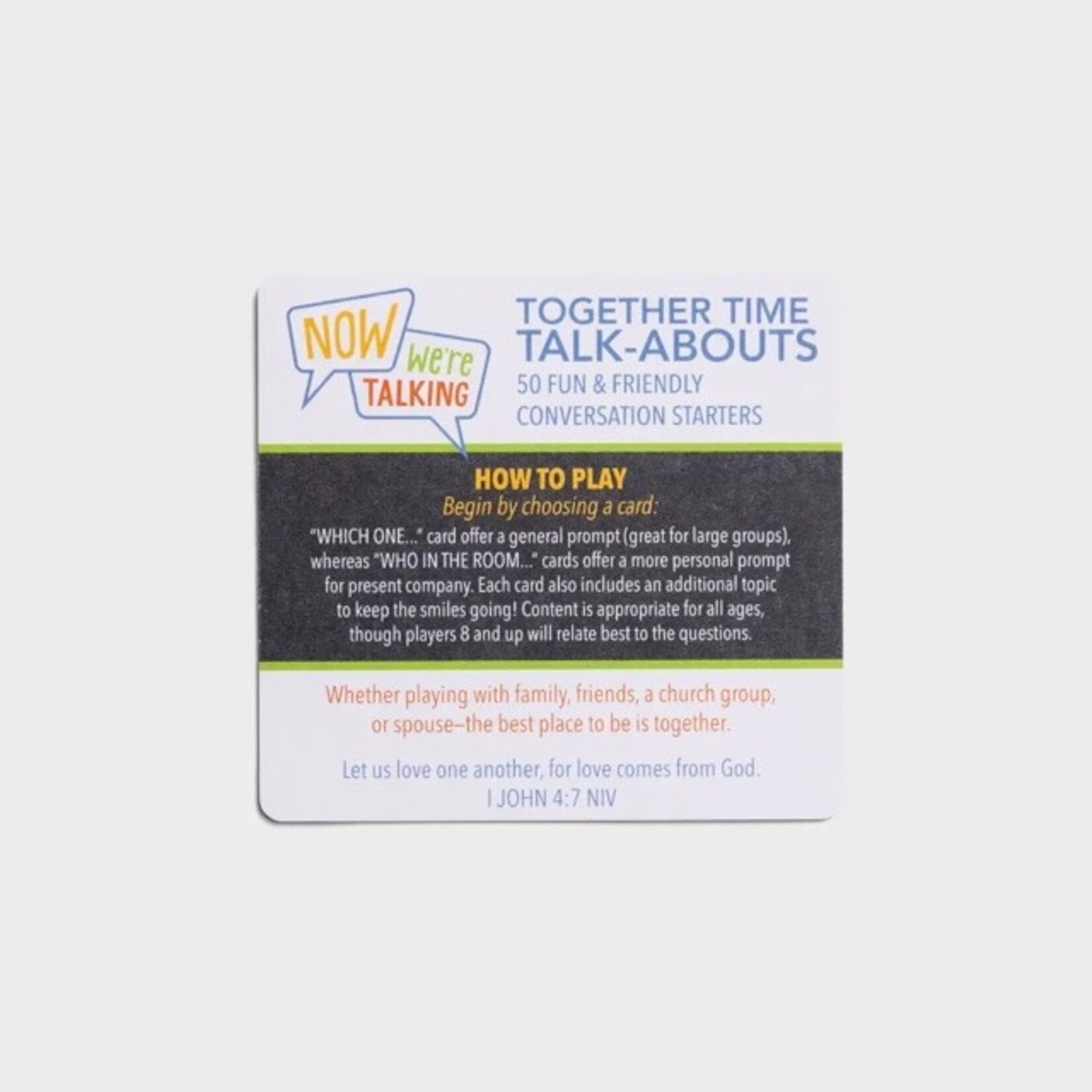 dayspring together time talk abouts