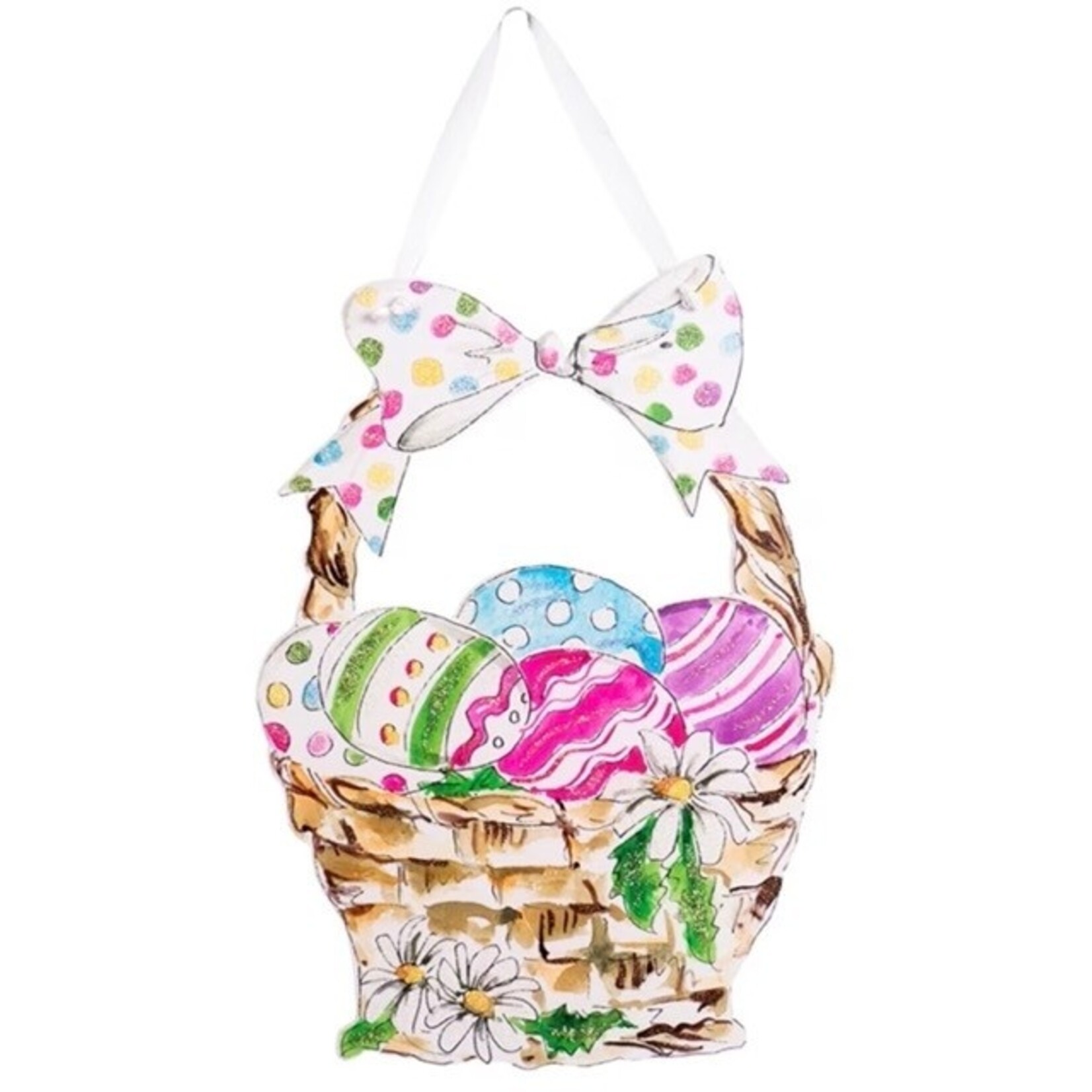 the round top collection beck's classic easter basket hanger