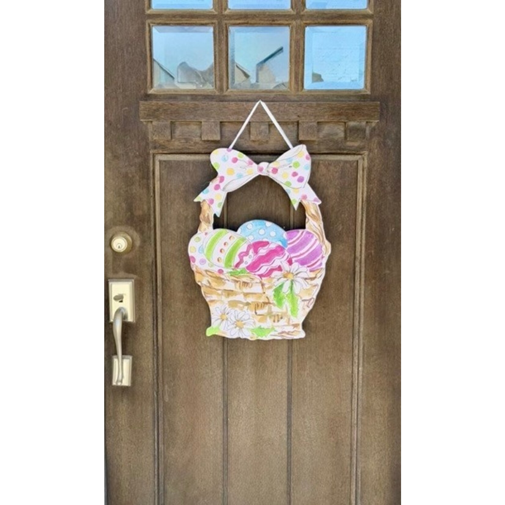the round top collection beck's classic easter basket hanger
