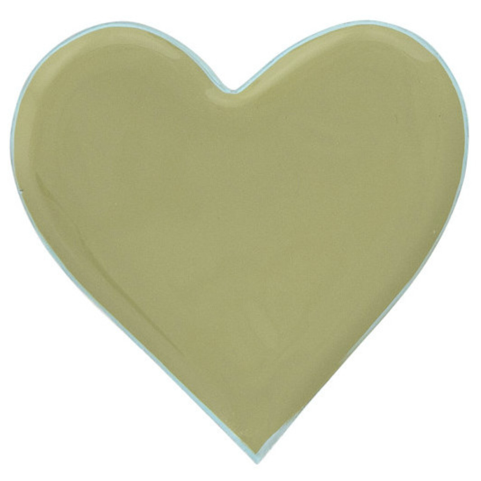 m. lynne designs enameled heart tray