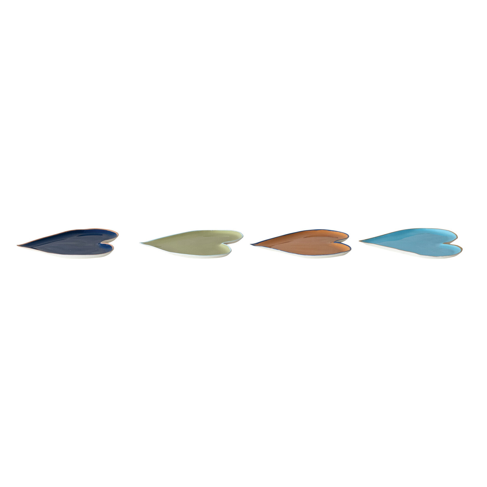 m. lynne designs enameled heart tray