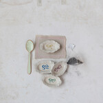m. lynne designs ceramic bow trinket dish