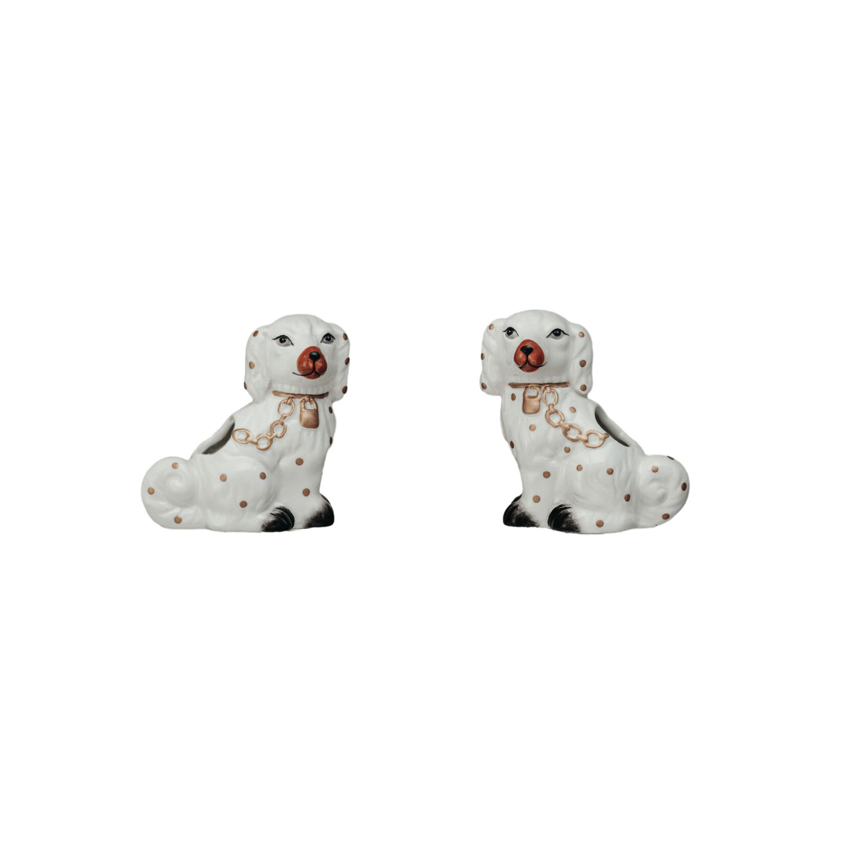 m. lynne designs staffordshire dog shaped toothpick holder