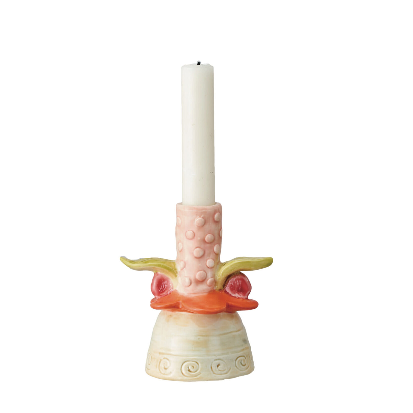 m. lynne designs floral taper holder