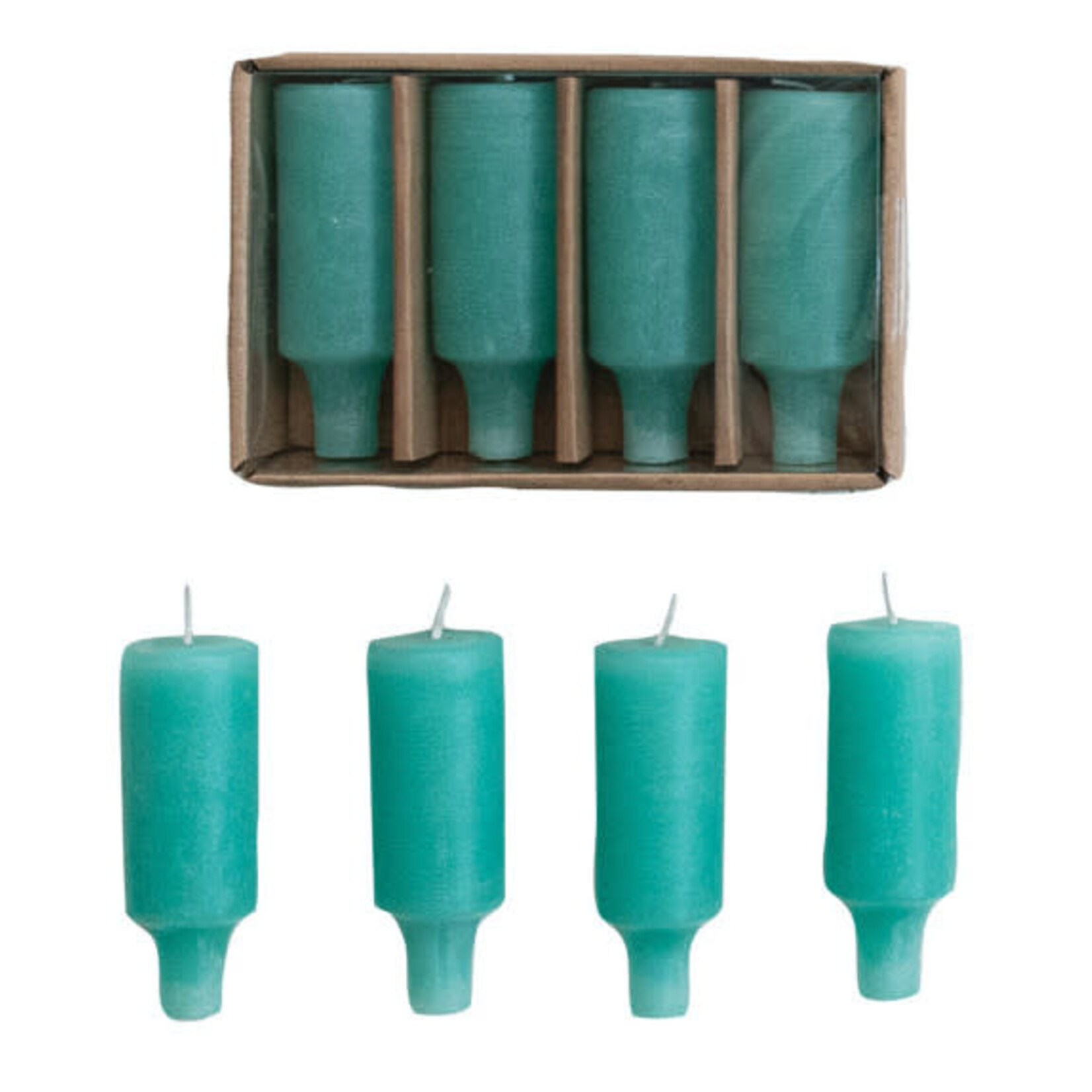 m. lynne designs colorful bottle taper candles