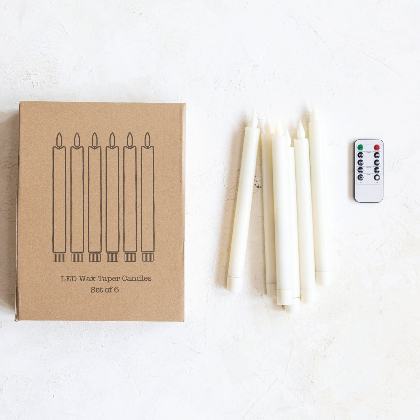 m. lynne designs flameless taper LED boxed set