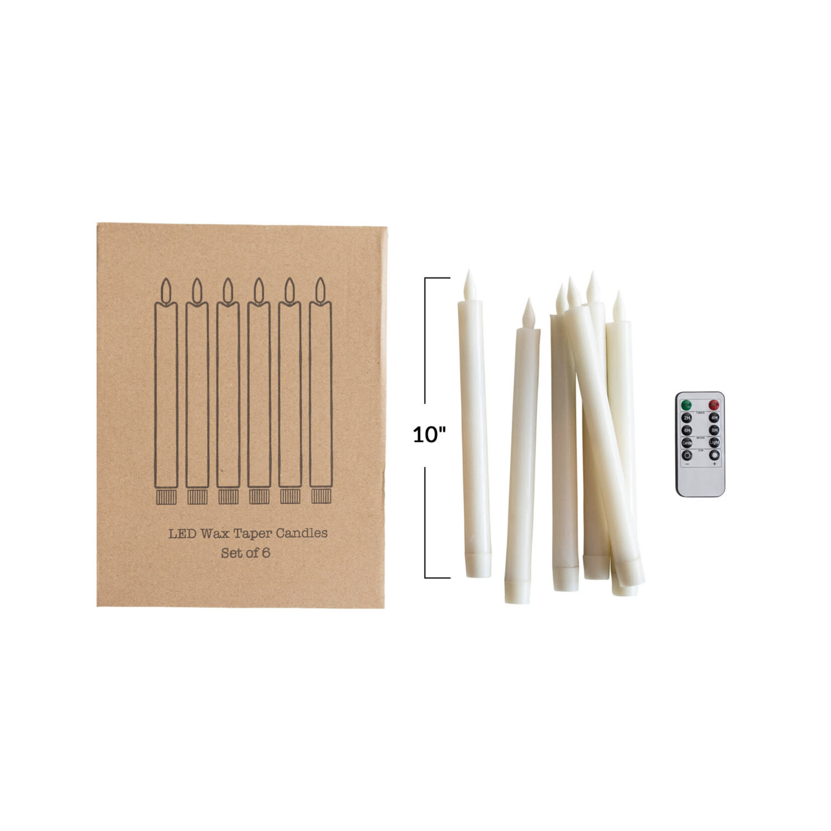 m. lynne designs flameless taper LED boxed set
