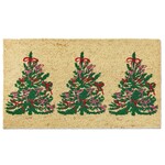m. lynne designs bows christmas tree door mat