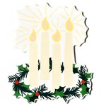happy everything advent wreath big attachment