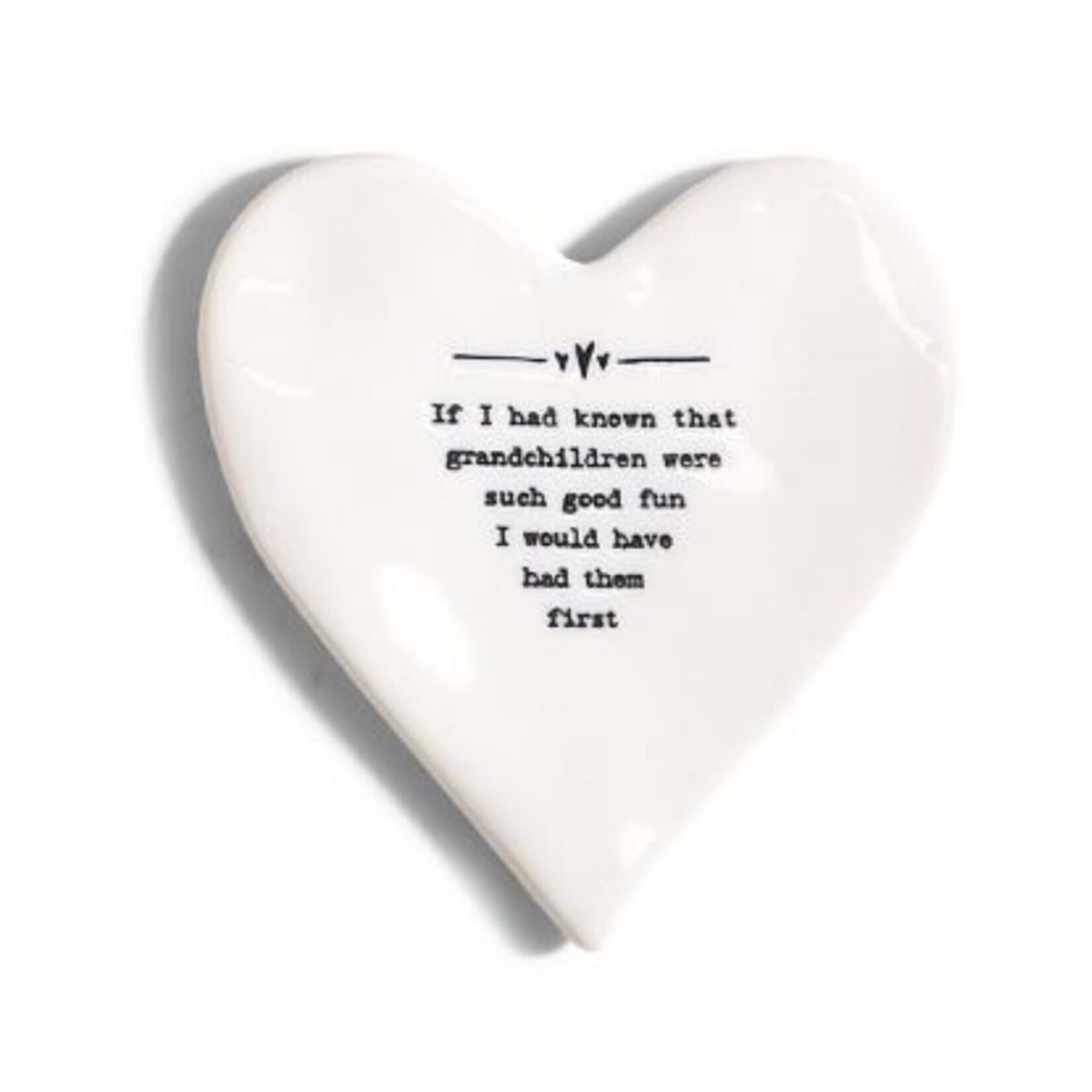 m. lynne designs grandchildren heart coaster