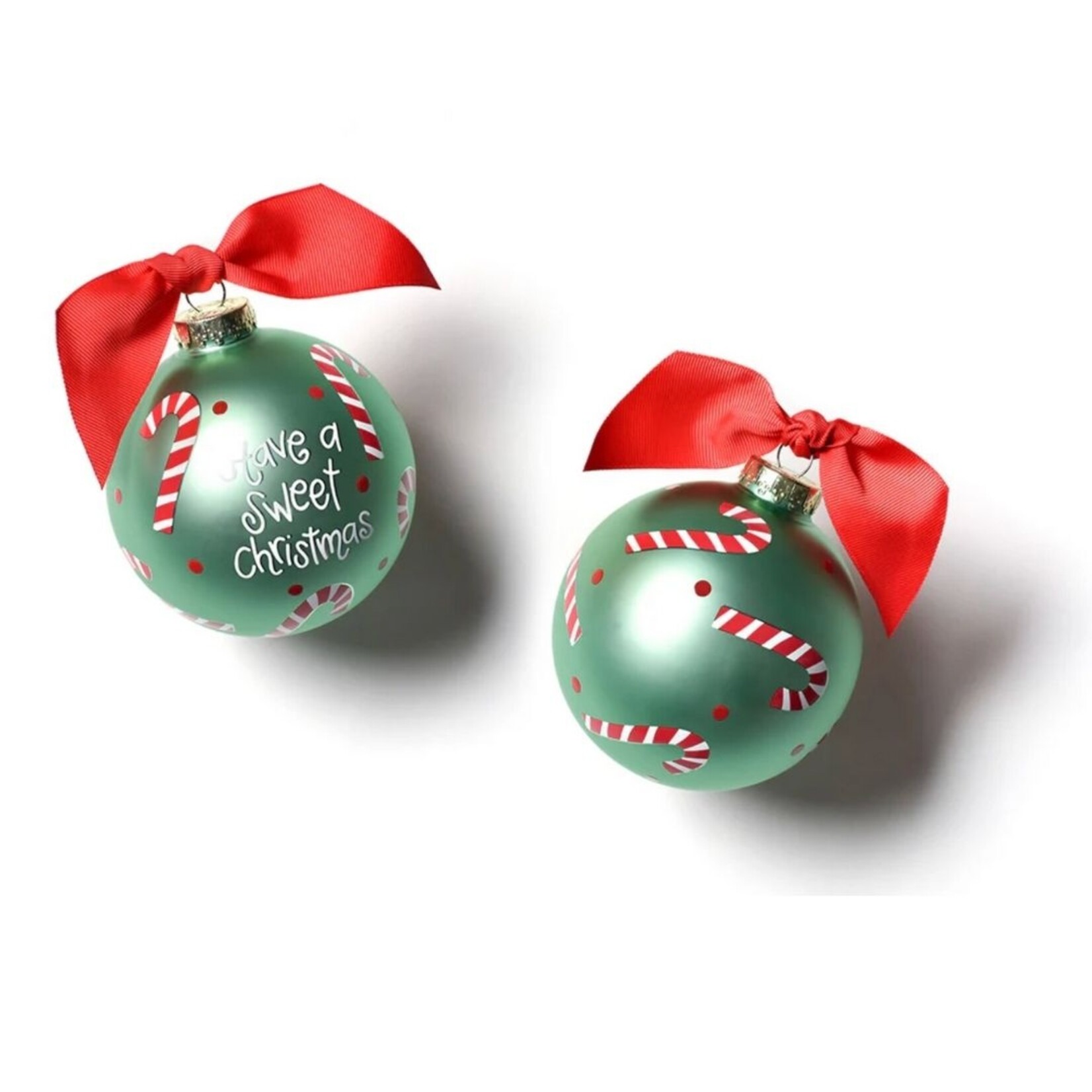 coton colors have a sweet christmas glass ornament