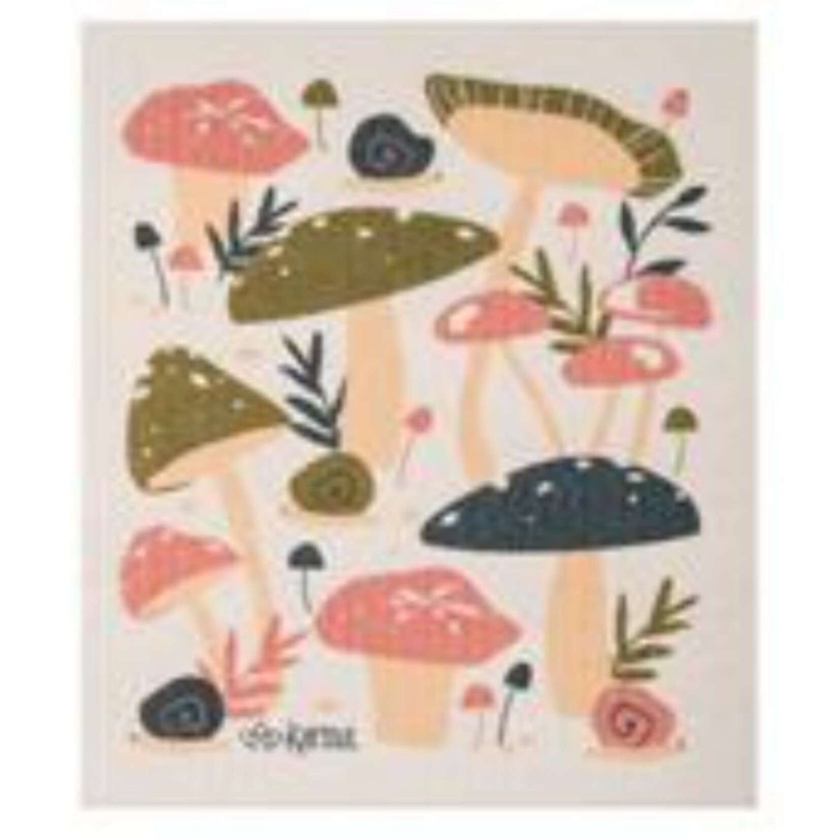 m. lynne designs mushroom large multi swedish dishcloth