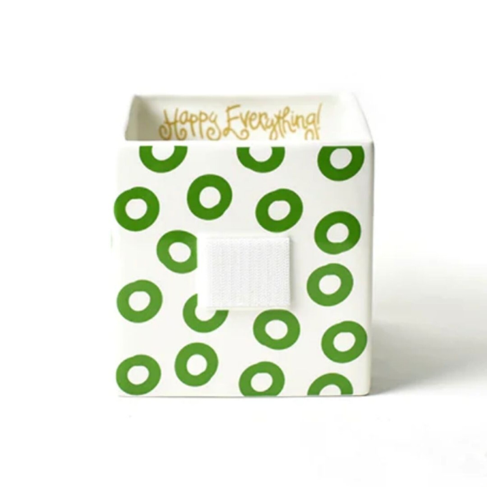 happy everything peridot medium nesting cube