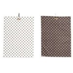 m. lynne designs polkadot cotton tea towel