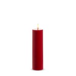 m. lynne designs red pillar flameless candle
