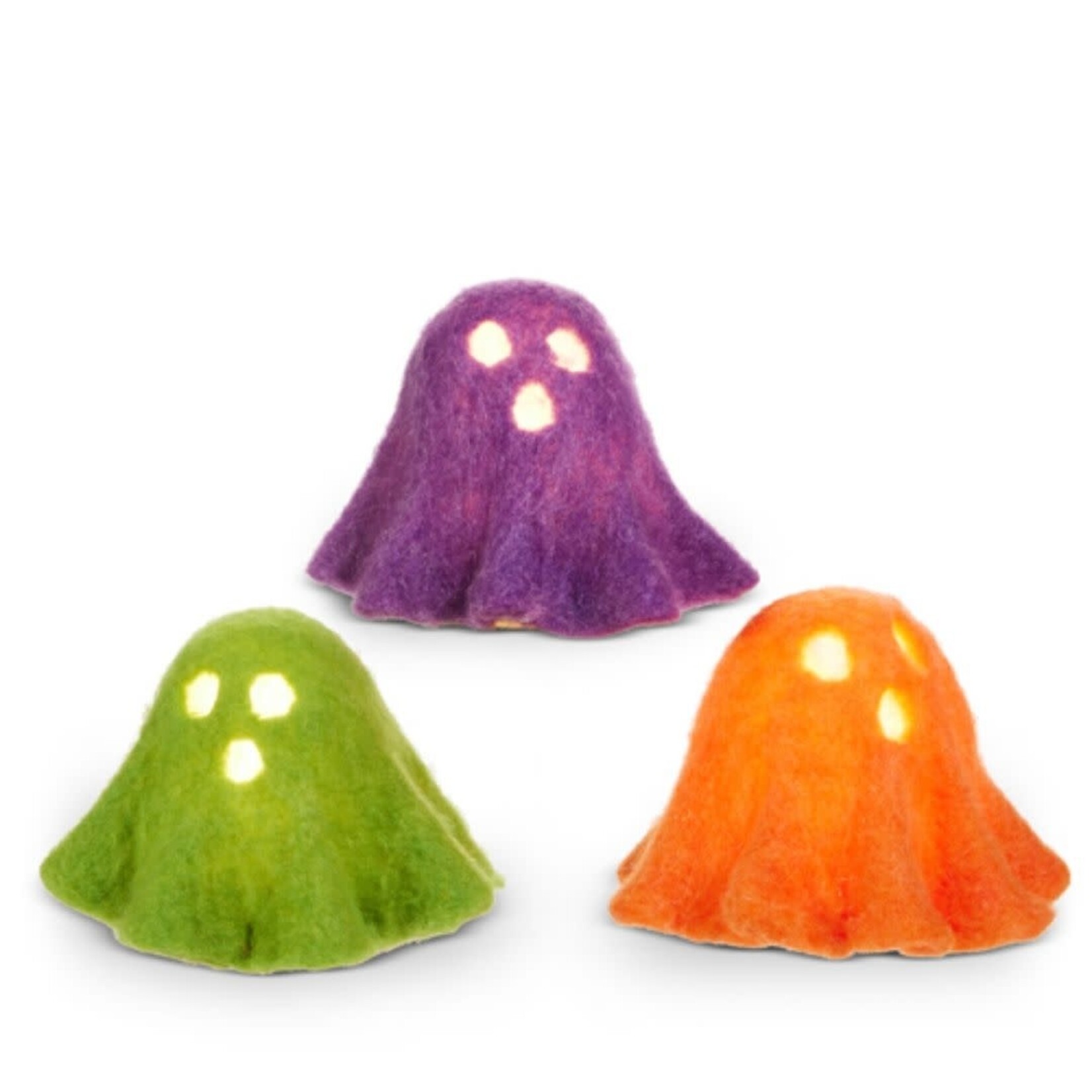 m. lynne designs lighted felt ghost