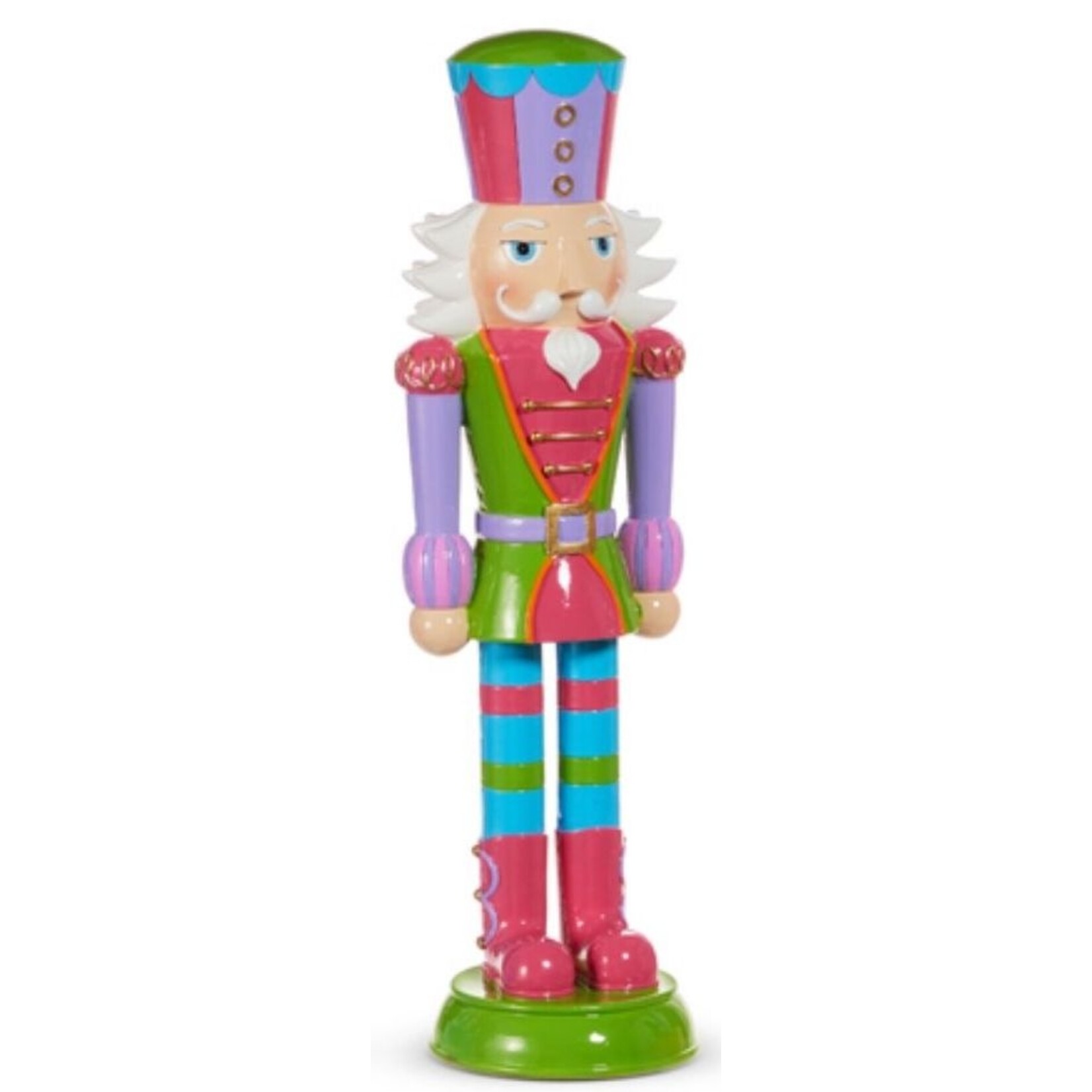 m. lynne designs colorful jolly nutcracker