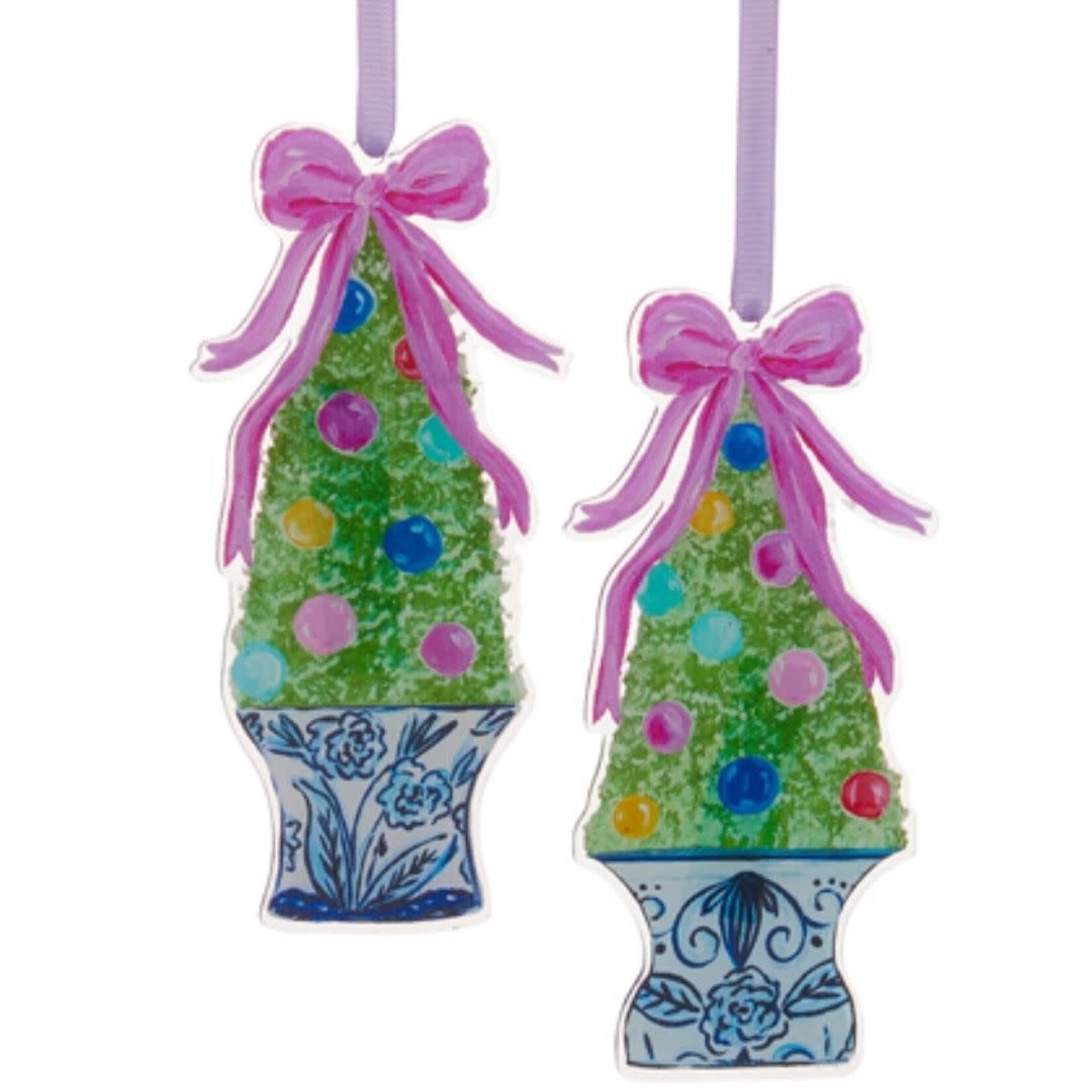 m. lynne designs acrylic chinoiserie topiary ornament