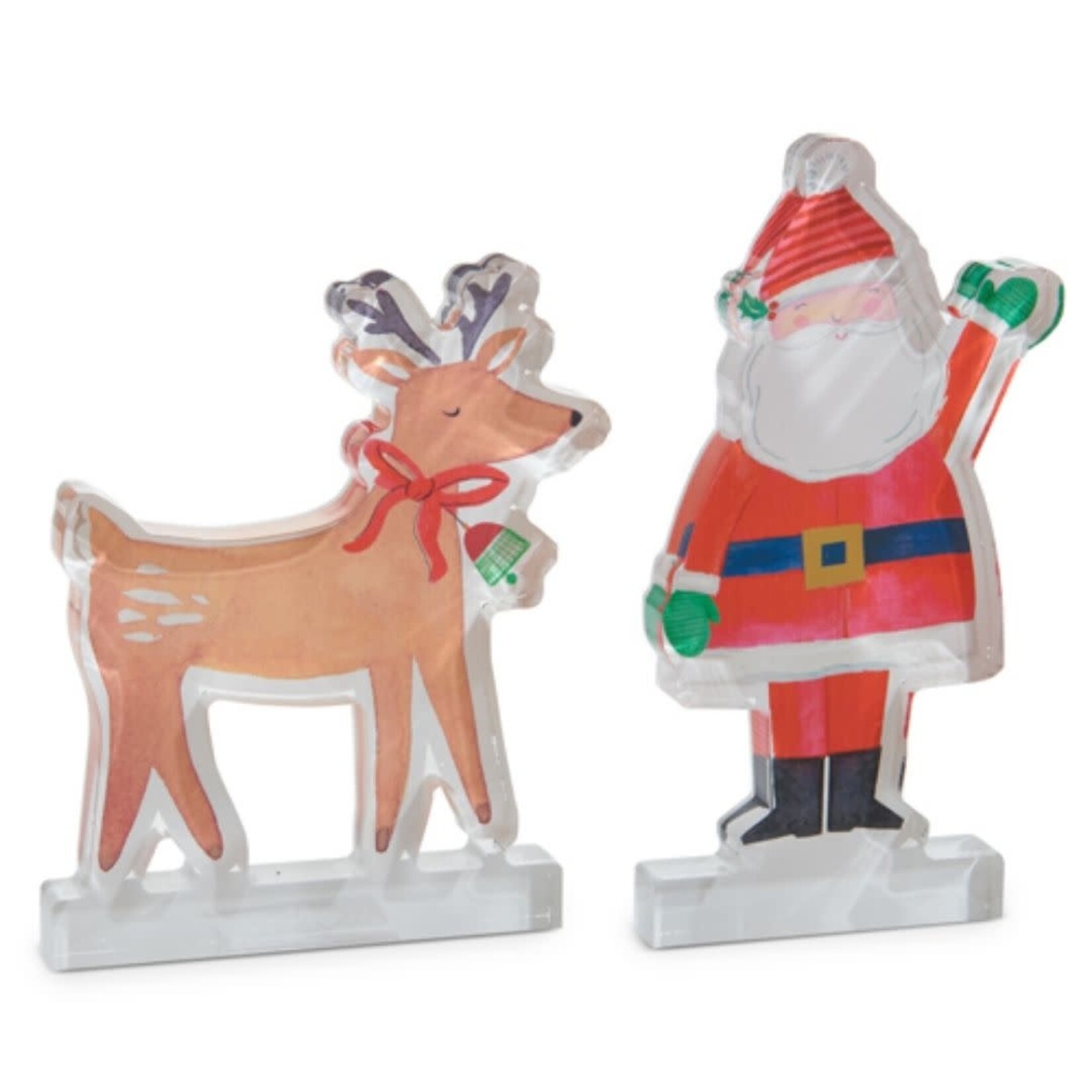 m. lynne designs spirited medley acrylic block cutout set of two