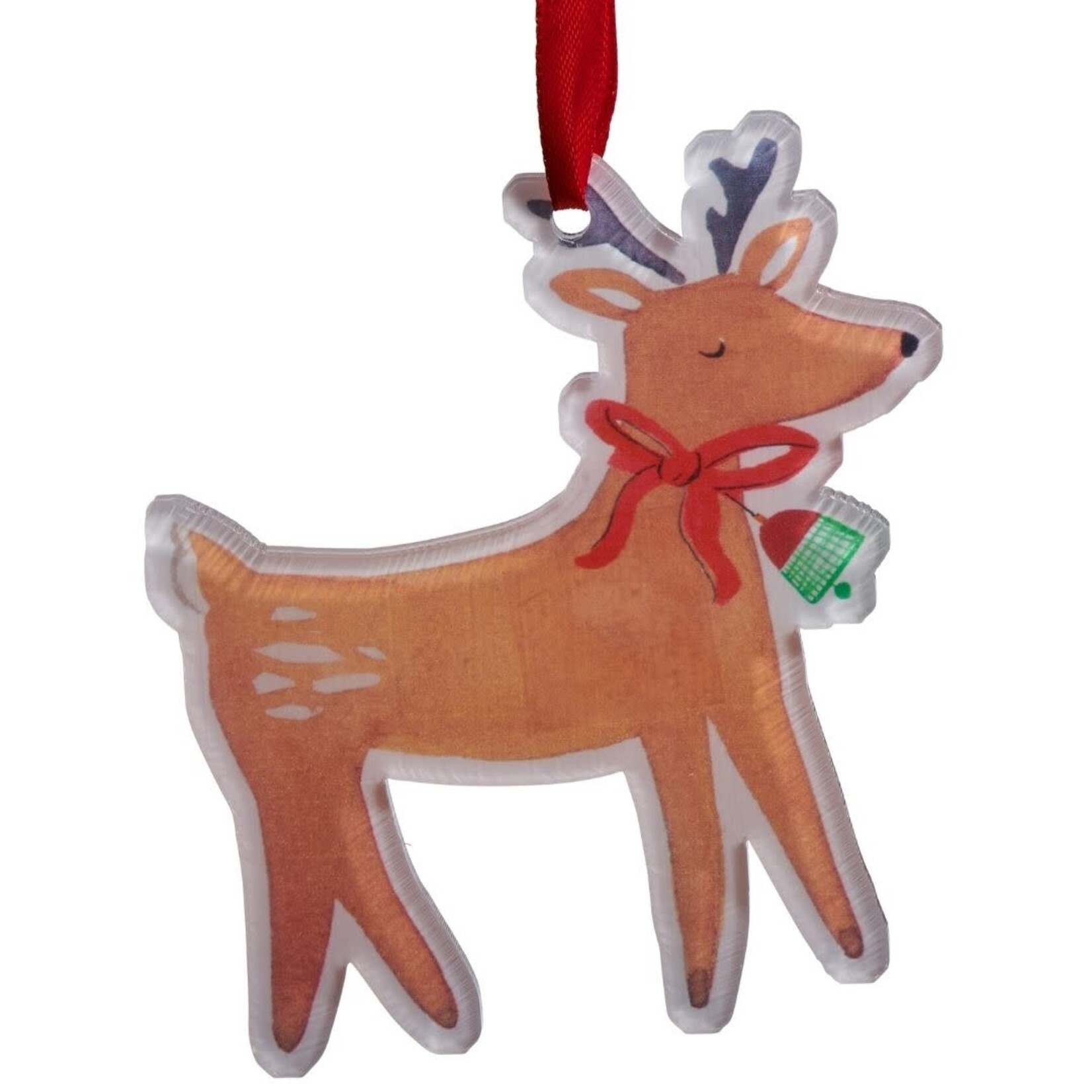 m. lynne designs spirited medley reindeer ornament