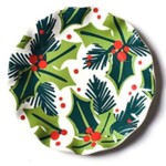 coton colors balsam and berry holly ruffle plate