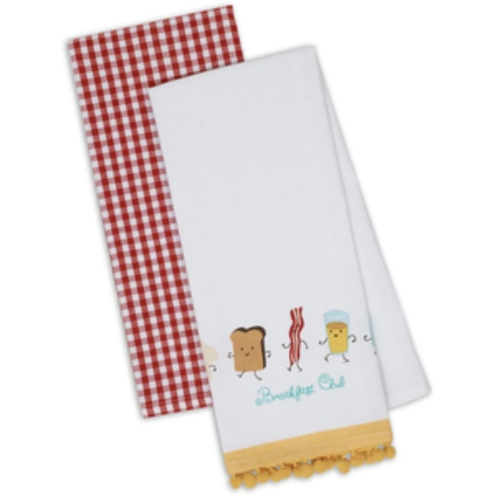 m. lynne designs breakfast club tea towel set of two