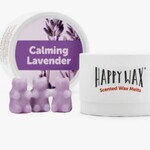 happy wax calming lavender tin melts