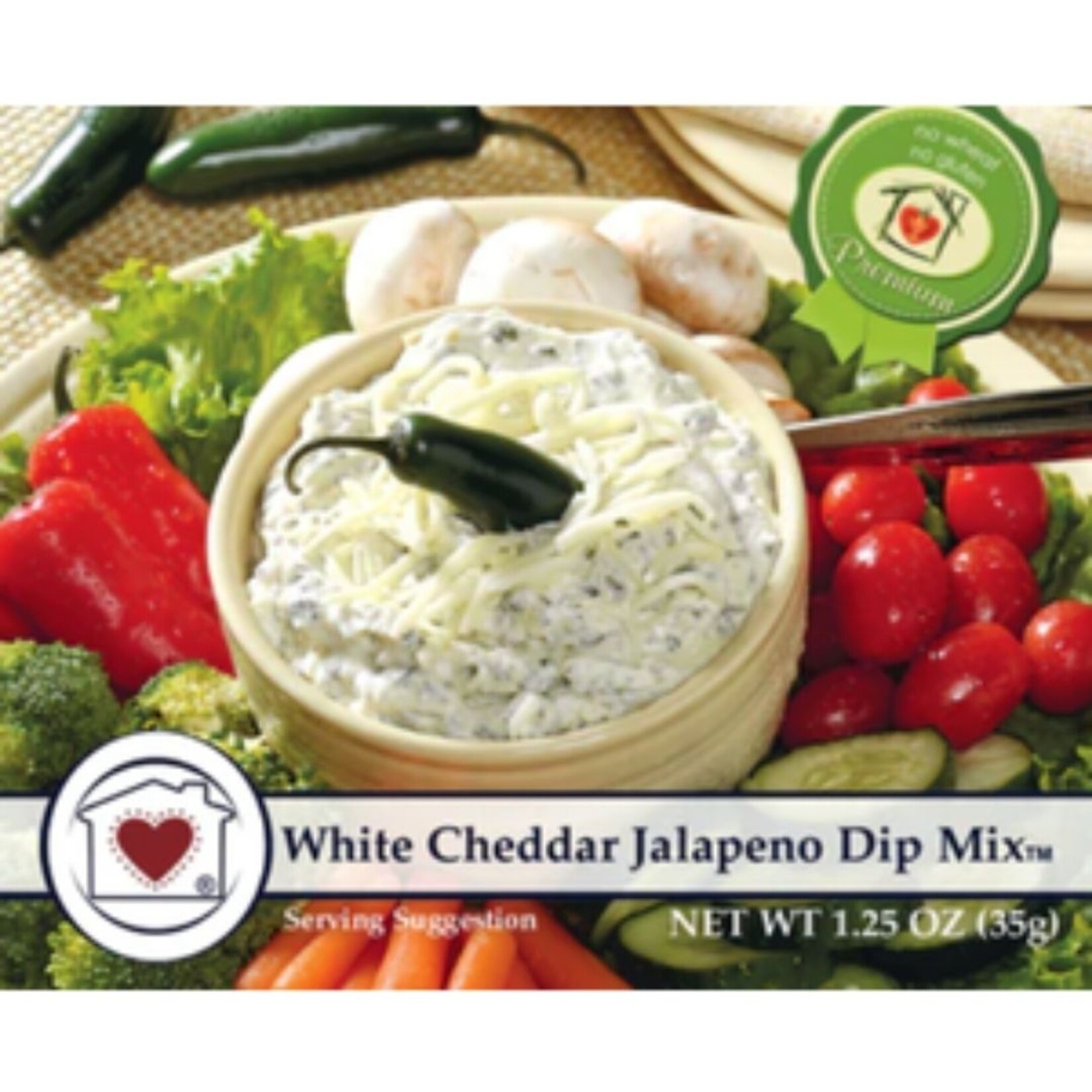 m. lynne designs white cheddar jalapeno dip mix