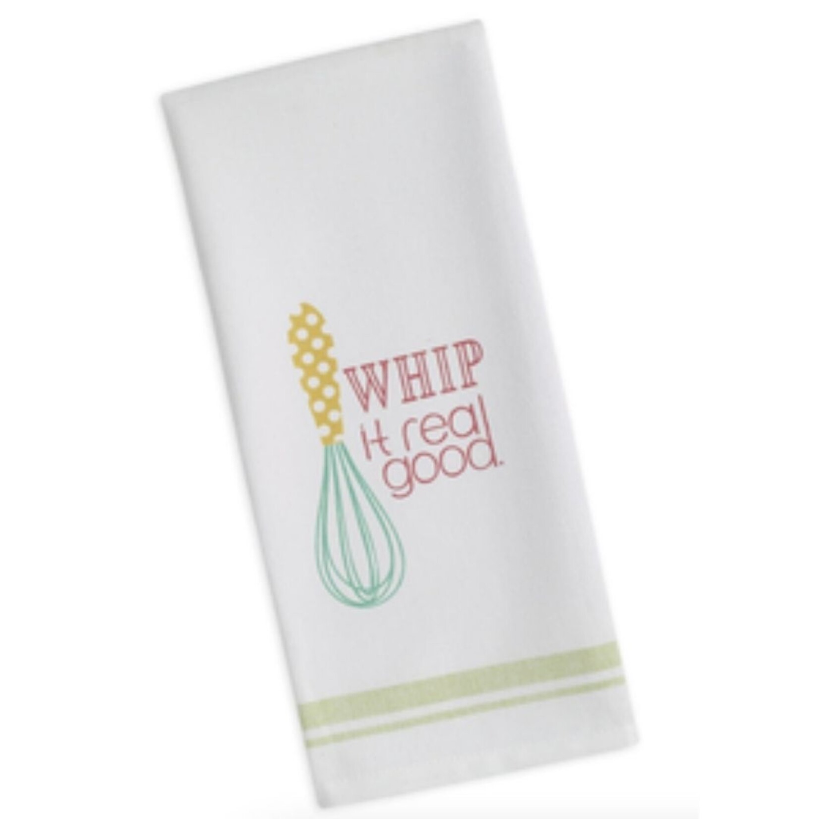 m. lynne designs whip it good tea towel