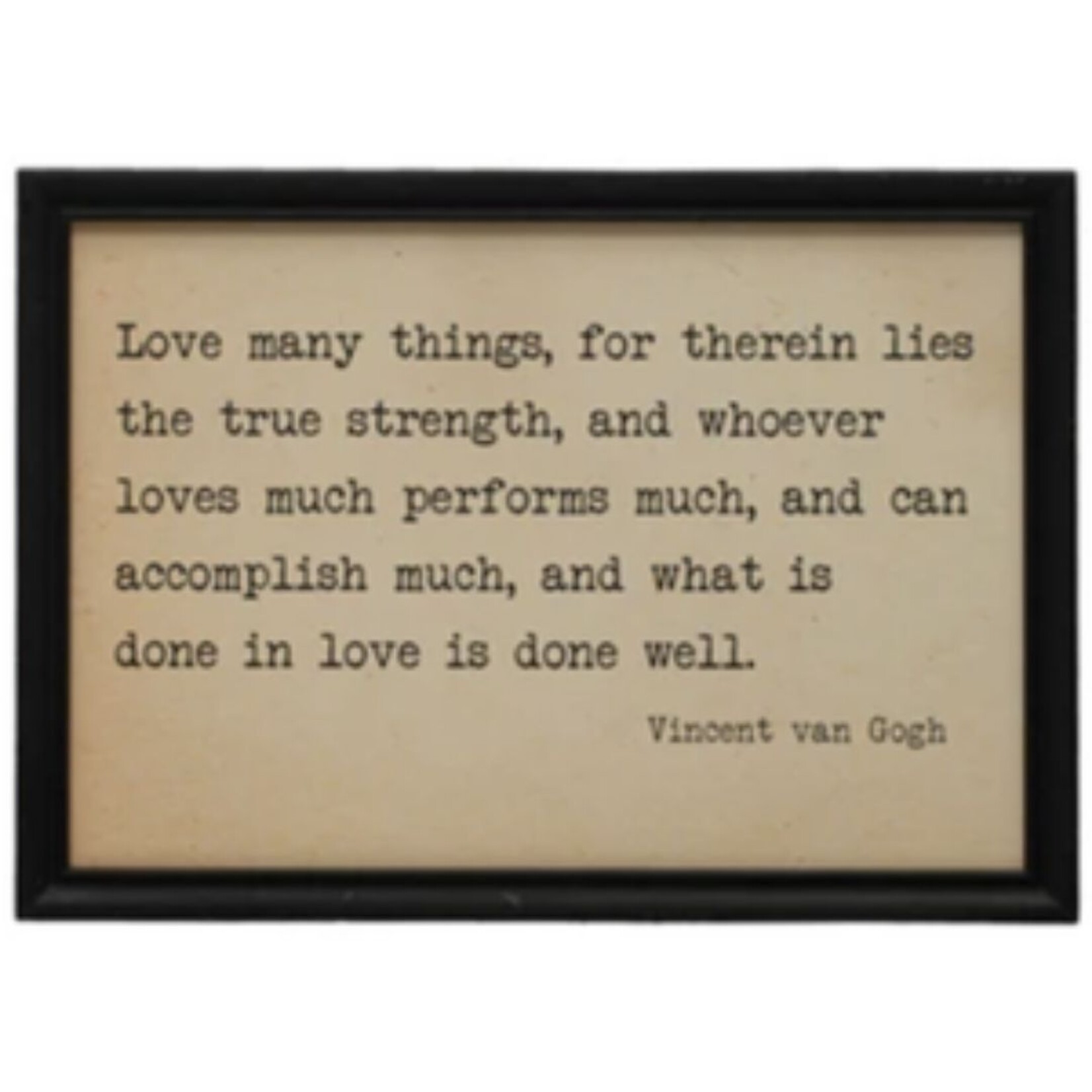 m. lynne designs vinvent van gogh framed quote