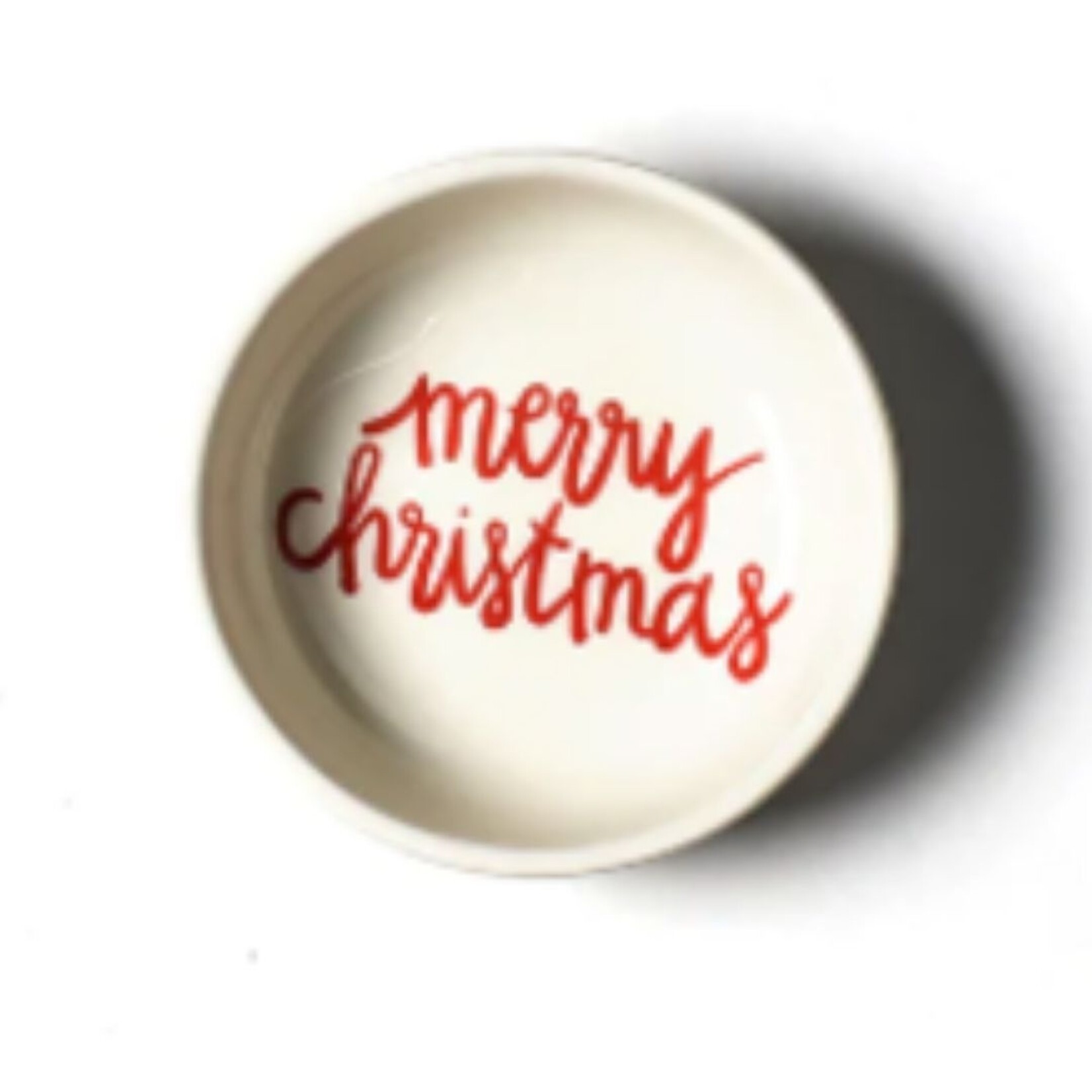 coton colors vintage merry christmas dipping bowl