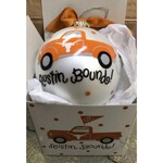 coton colors texas bound glass ornament