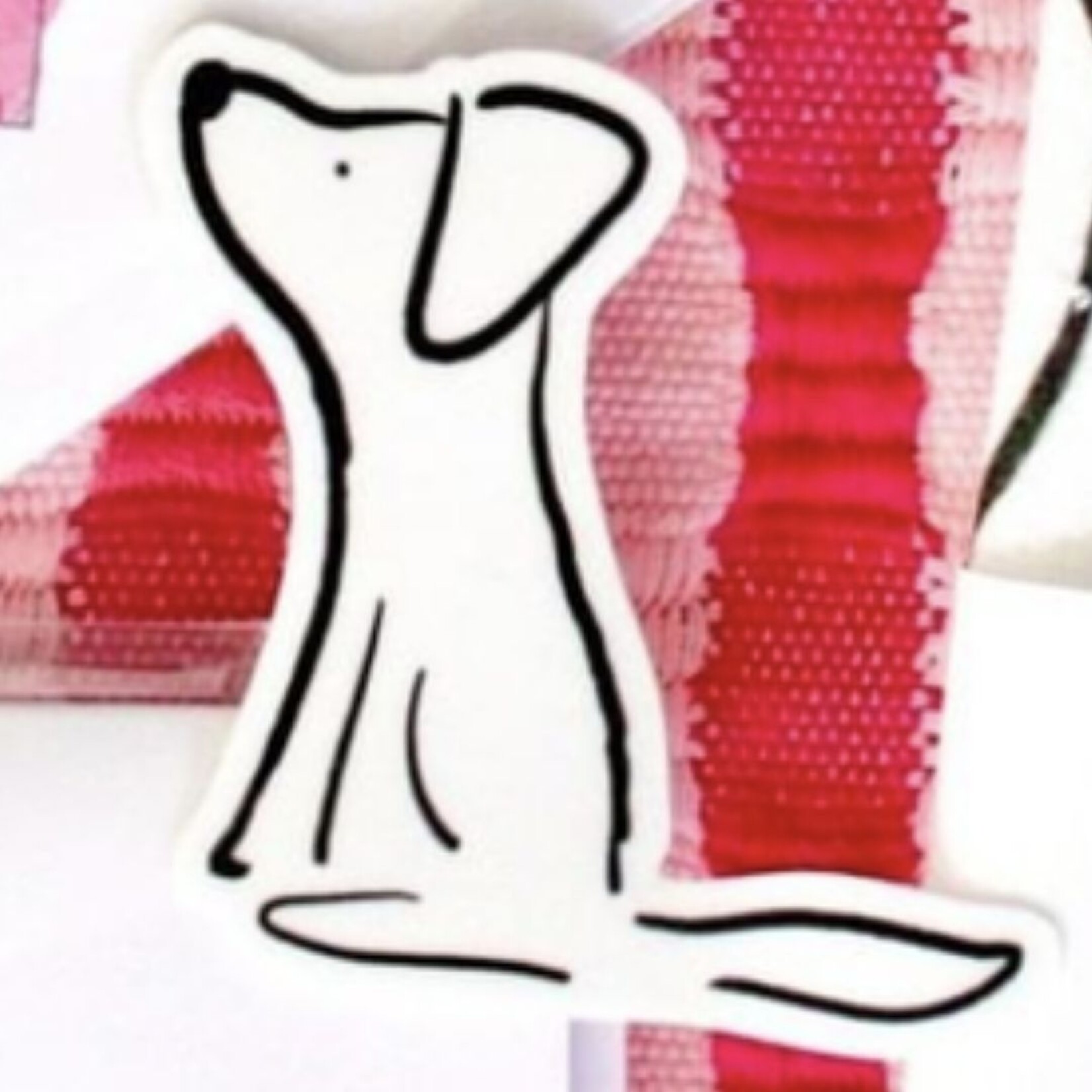 m. lynne designs simple dog sticker