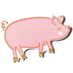 happy everything pig out big attachment