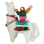 m. lynne designs llama with cactus ornament
