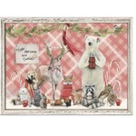 m. lynne designs hot cocoa and cookies framed canvas