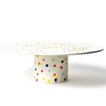 happy everything happy dot cake stand