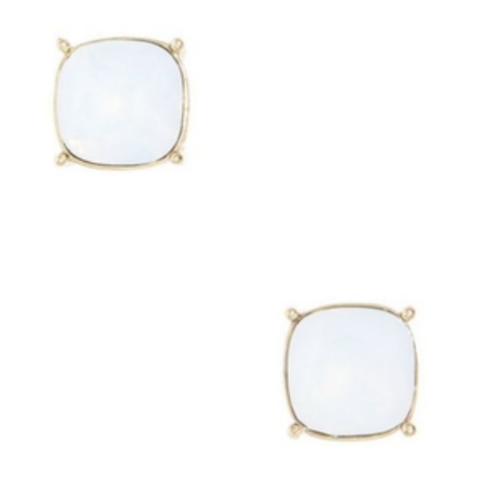 m. lynne designs gold plated stud earrings