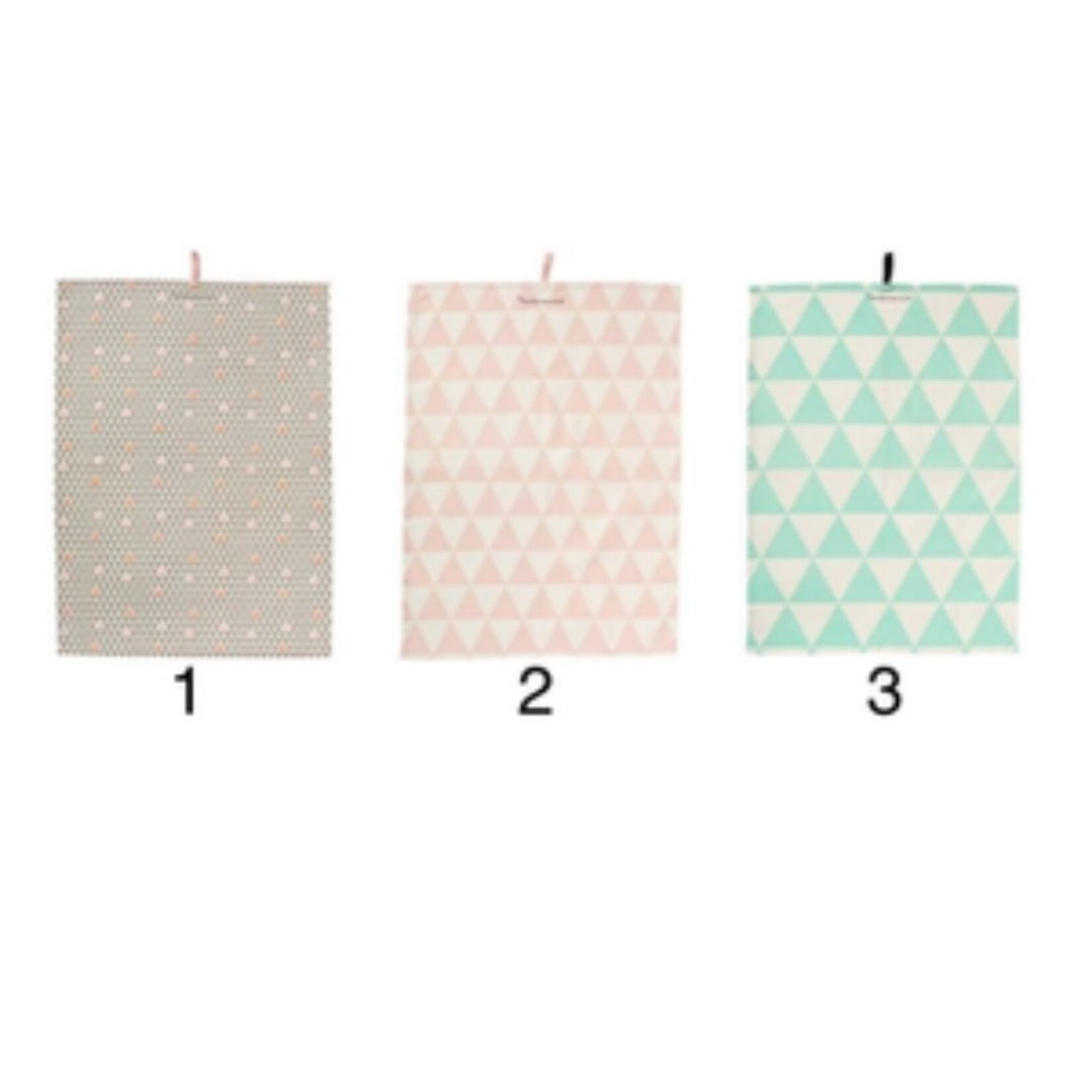 m. lynne designs geometric cotton kitchen towel